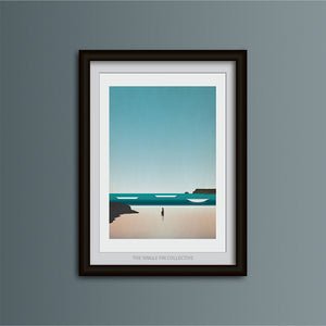 Polzeath Surf Spot Art Print
