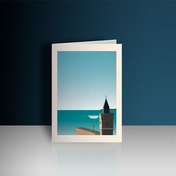 Porthleven Surf Spot Greeting Card