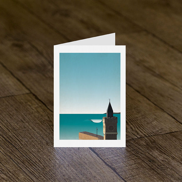 Porthleven Surf Spot Greeting Card