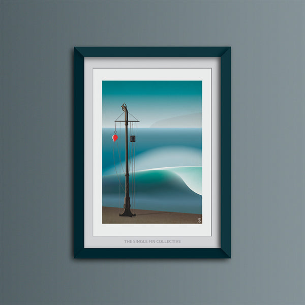 Porthleven Harbour Wall Art Print