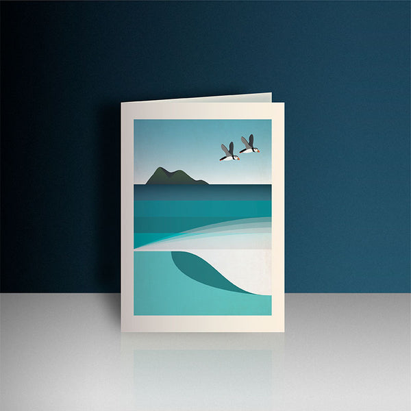 Puffins Greeting Card
