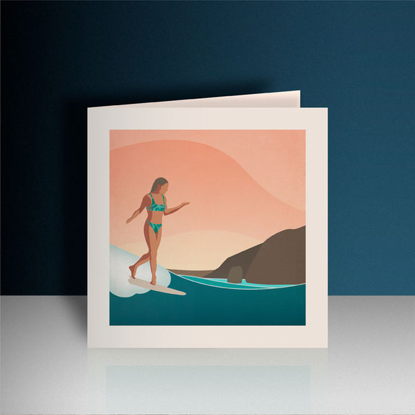 Rise & Glide Greeting Card