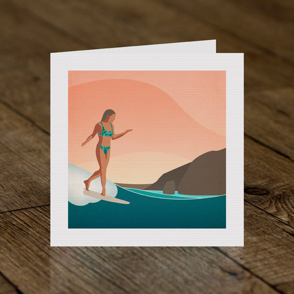 Rise & Glide Greeting Card