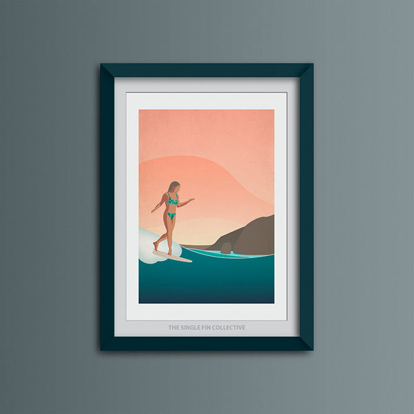 Rise & Glide Greeting Card