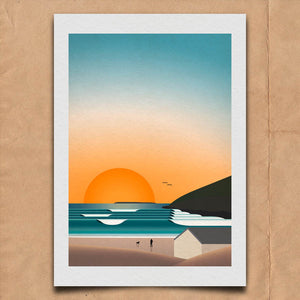 Saunton Sands Art Print