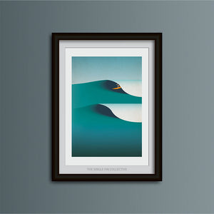 September Waves Art Print