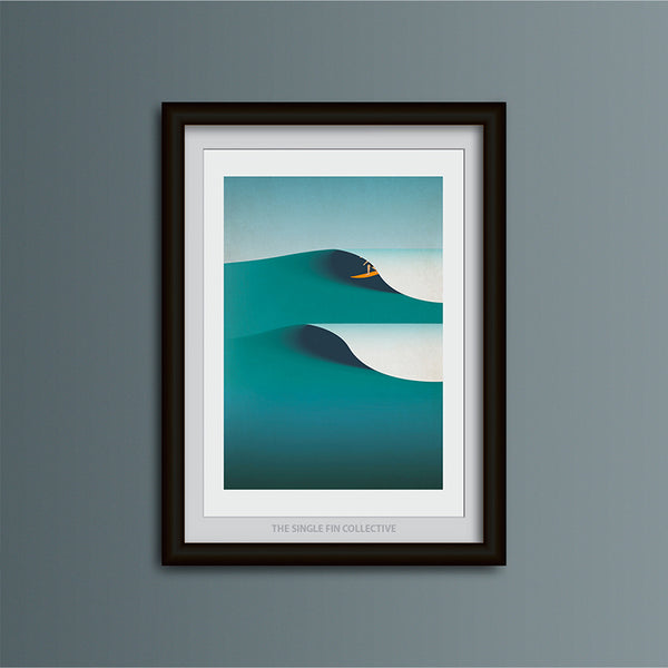 September Waves Art Print