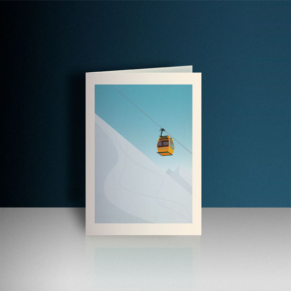 Ski Lift Greeting Card