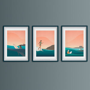 Rise and Glide Art Print