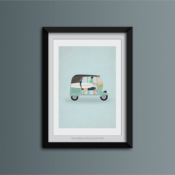 Tuk Tuk Travel Art Print
