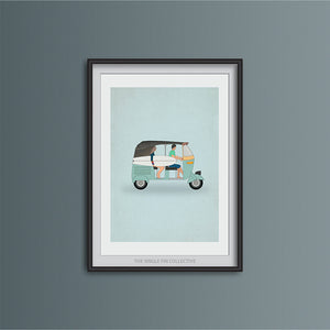 Tuk Tuk Travel Art Print