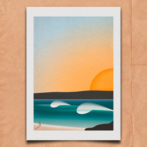 Kernow Peaks Art Print