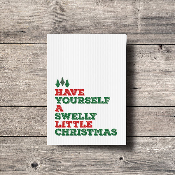 Swelly Christmas Greeting Card