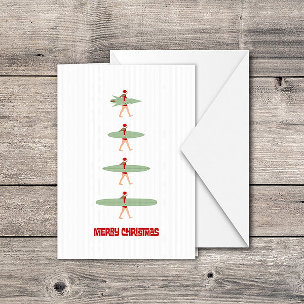 Christmas Tree Quiver Greeting Card