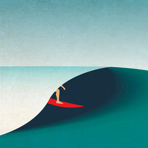 September Waves Art Print