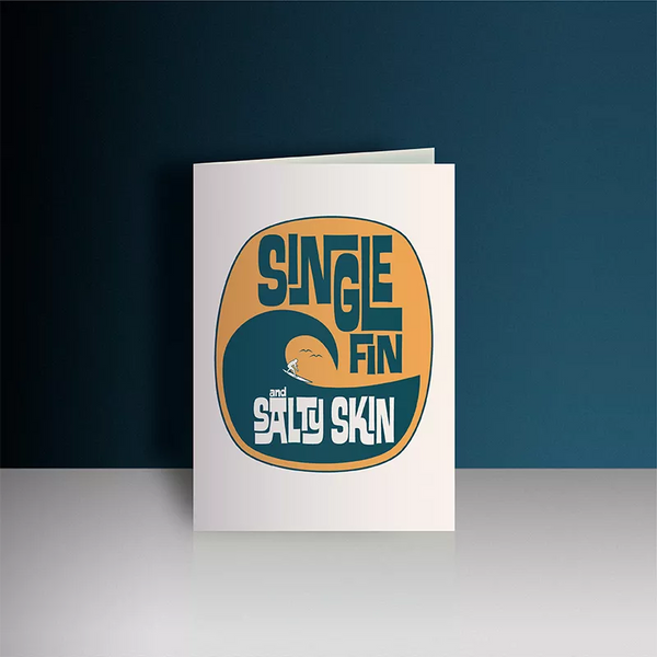 Salty Skin Greeting Card
