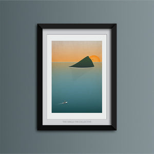 Wembury at Sunset Art Print